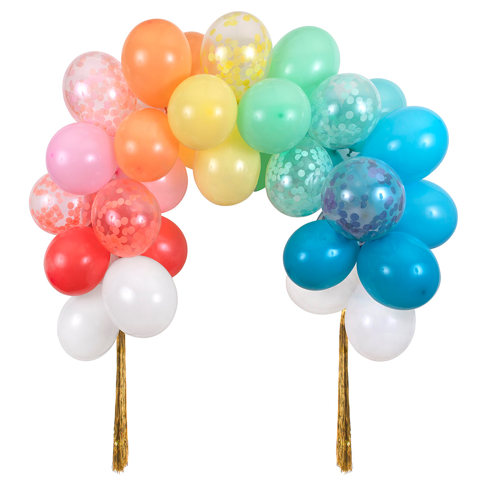 Whimsy Rainbow Colored Balloon Garland