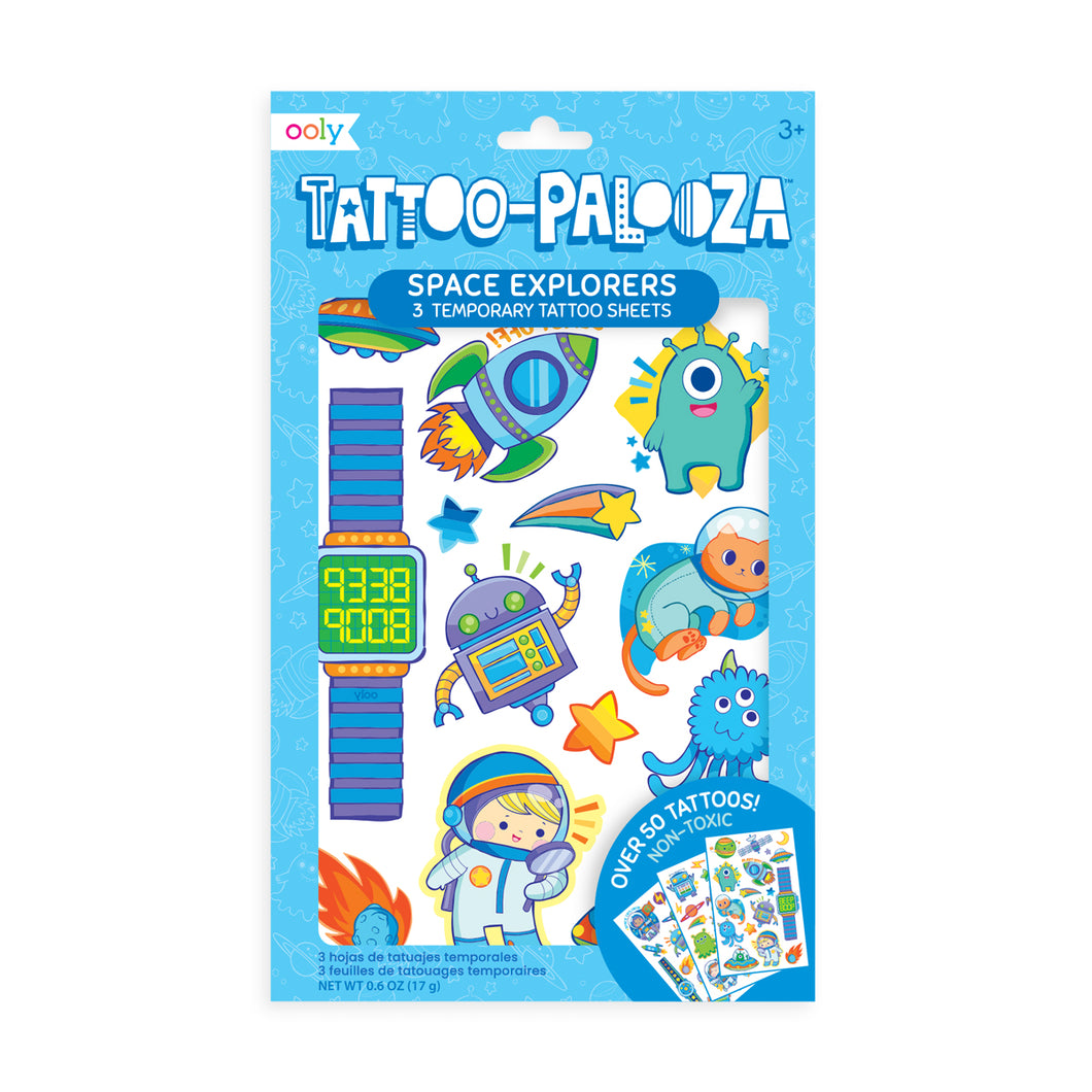 Tattoo Palooza Temporary Tattoo: Space Explorer