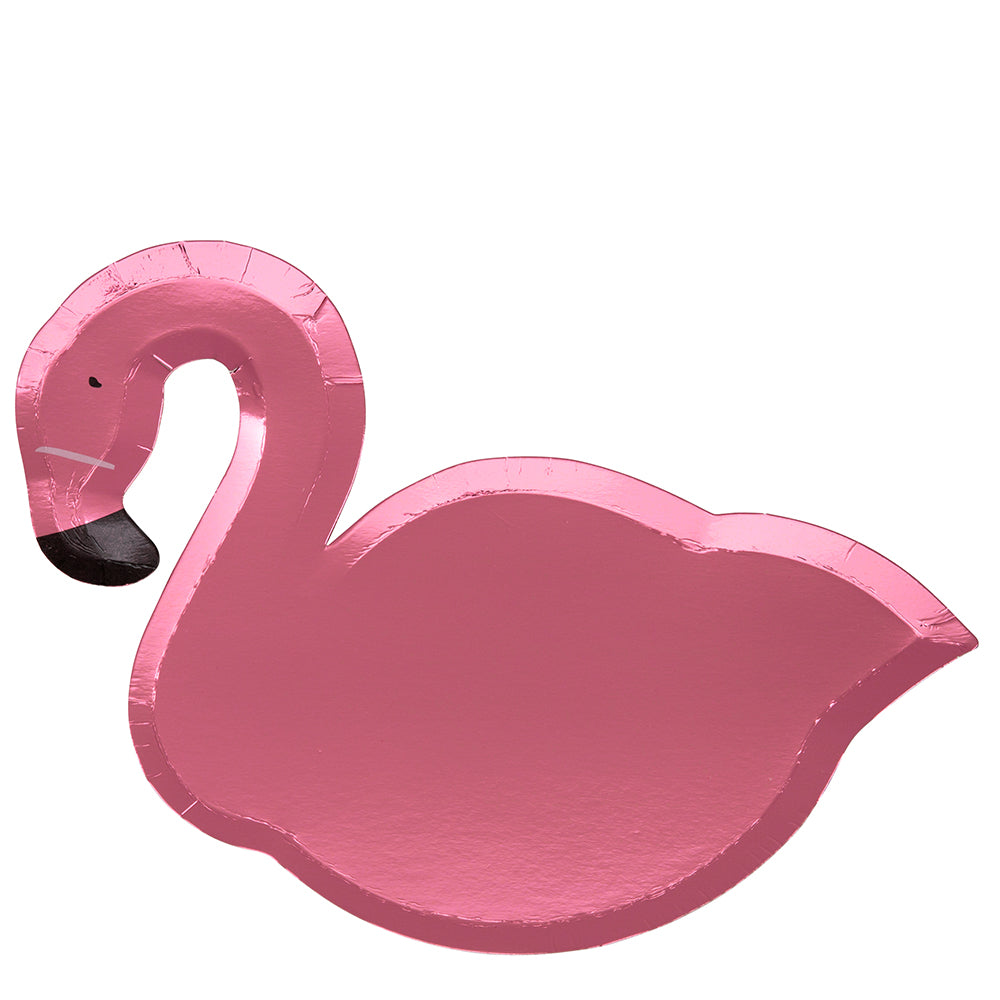 Pink Flamingo Plates