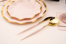 Load image into Gallery viewer, Wavy Salad Plate Everyday Blush
