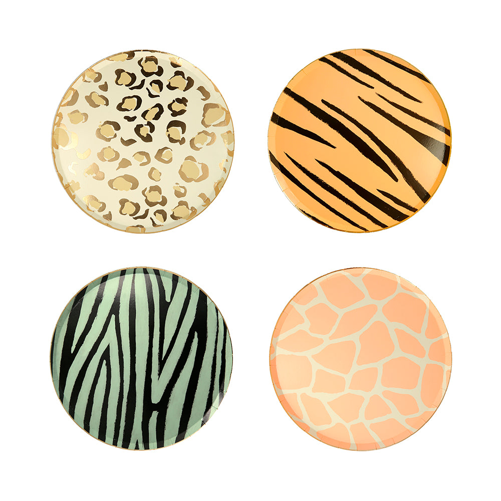 Safari Animal Print Side Plates