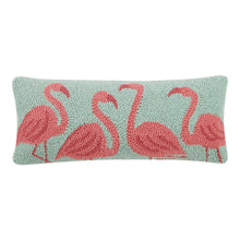 Load image into Gallery viewer, Flamingo Beach Hook Pillow
