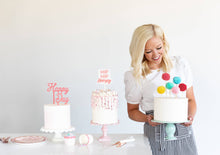 Load image into Gallery viewer, Cake By Courtney Pom Pom Cake Toppers
