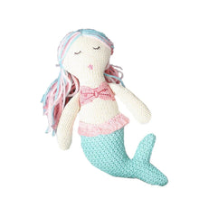 Load image into Gallery viewer, &#39;Mia&#39; Mermaid Cotton Baby Rattle
