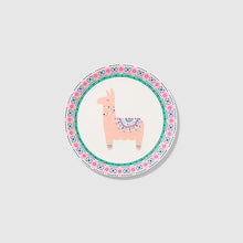 Load image into Gallery viewer, Happy Llama Small Paper Party Plates
