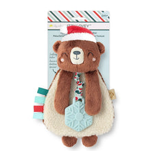 Load image into Gallery viewer, Holiday Bear Plush + Teether Toy
