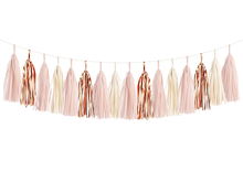 Load image into Gallery viewer, Tassel Garland Kit - Blush &amp; Rose Gold
