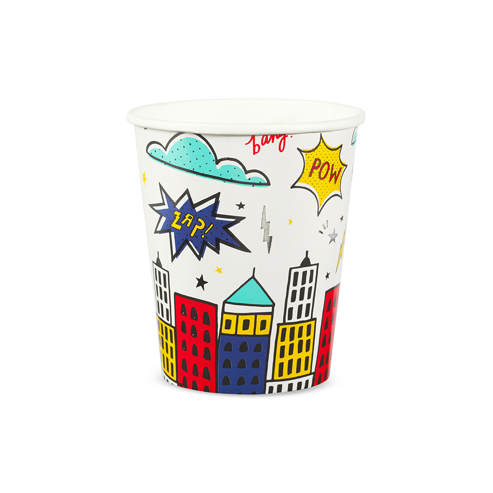 Superhero 9 oz Cups