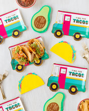 Load image into Gallery viewer, Taco Truck Shaped Paper Plate
