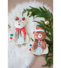 Load image into Gallery viewer, Holiday Bear Plush + Teether Toy
