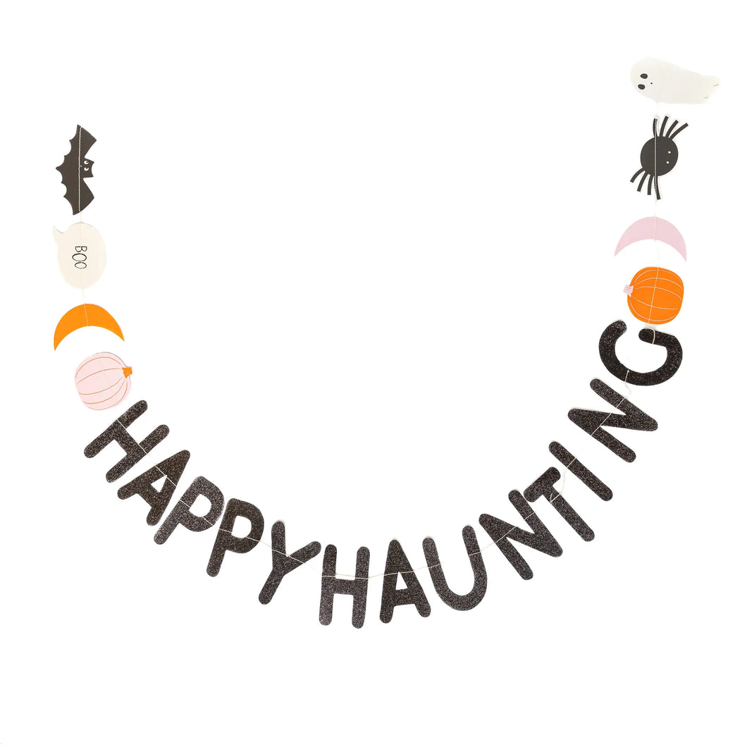 Happy Haunting Icon Banner