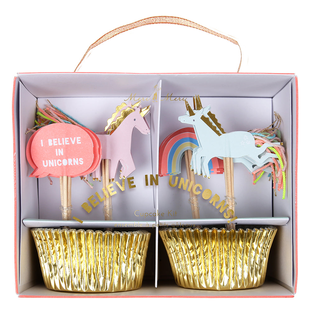 I Believe In Unicorns Cupcake Kit