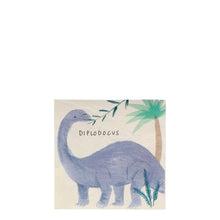 Load image into Gallery viewer, Dinosaur Kingdom Small Napkins
