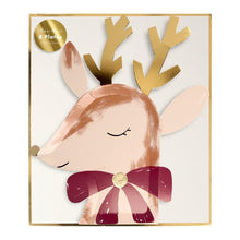 Load image into Gallery viewer, Reindeer With Bow Plates
