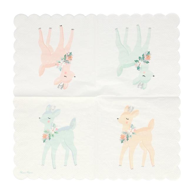 Pastel Deer Napkins