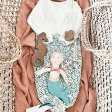 Load image into Gallery viewer, &#39;Mia&#39; Mermaid Cotton Baby Rattle
