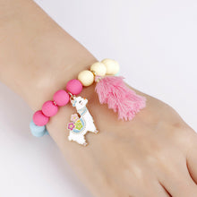 Load image into Gallery viewer, Charming Whimsy Bracelet- Glama Llama
