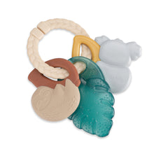 Load image into Gallery viewer, Tropical Itzy Keys™ Textured Ring with Teether + Rattle
