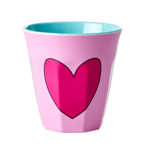 Load image into Gallery viewer, Heart in Soft Pink Print Medium Cup

