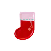 Load image into Gallery viewer, Christmas Stocking Shaped Plate
