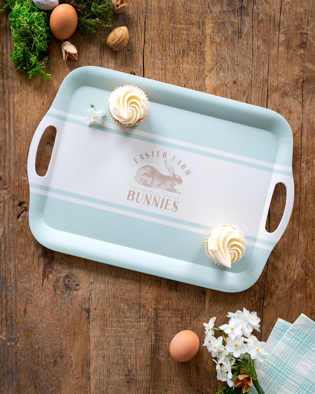 Happy Easter Reusable Bamboo Tray