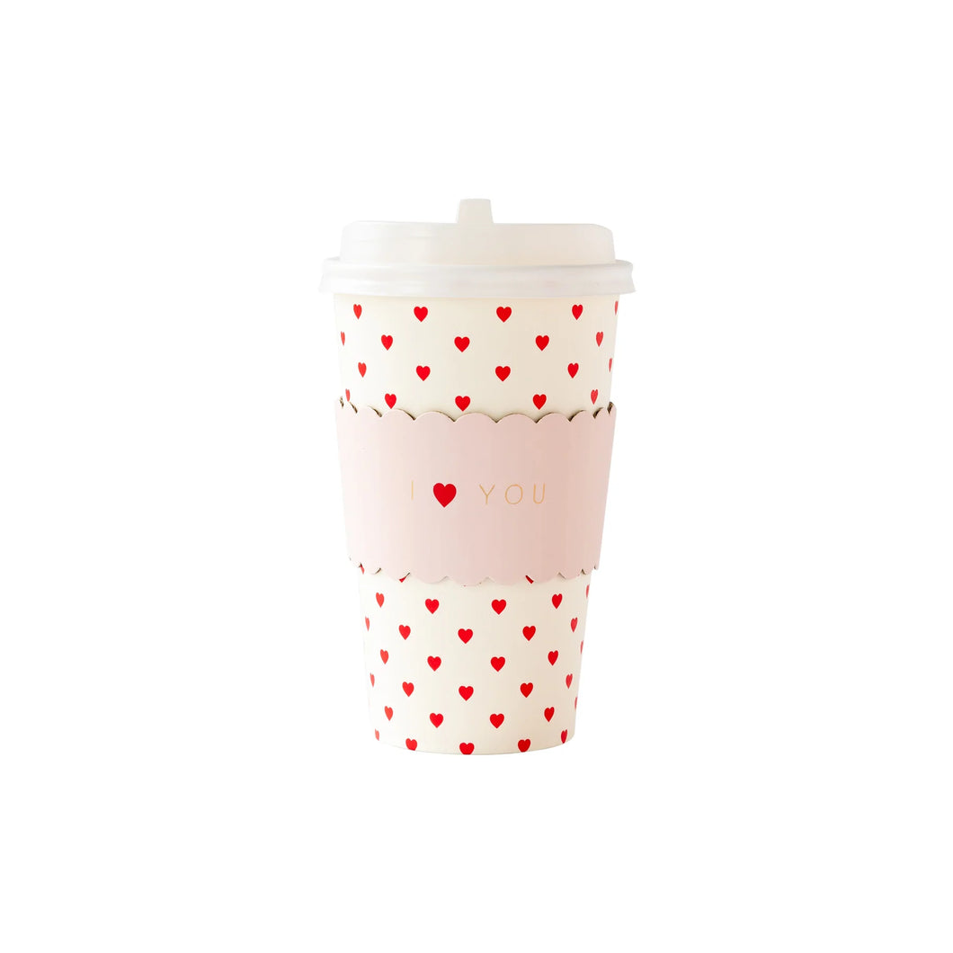 I Heart You To-Go Cups