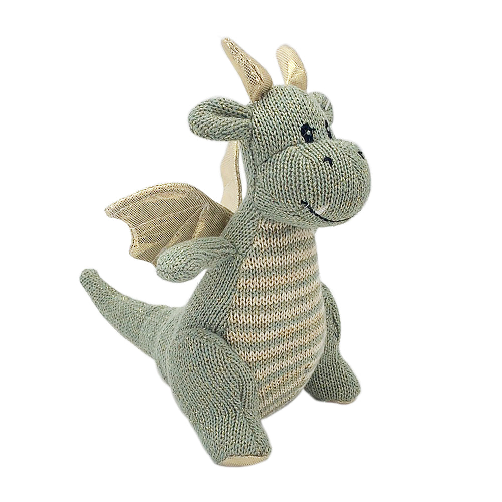 'Dax' Dragon Knit Rattle