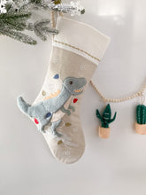 Load image into Gallery viewer, Festive Dino Stocking
