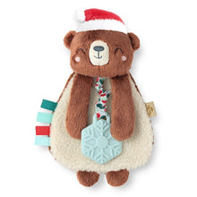 Load image into Gallery viewer, Holiday Bear Plush + Teether Toy
