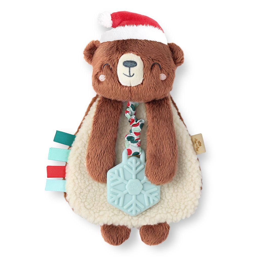 Holiday Bear Plush + Teether Toy