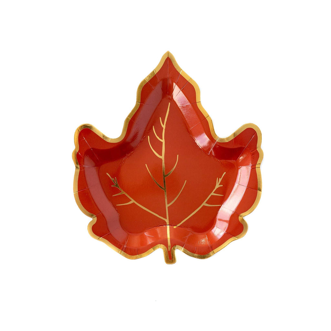 Maple Leaf Shaped Plate