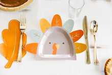 Load image into Gallery viewer, Harvest Turkey Shaped Plate
