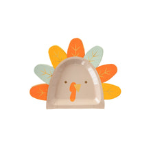 Load image into Gallery viewer, Harvest Turkey Shaped Plate
