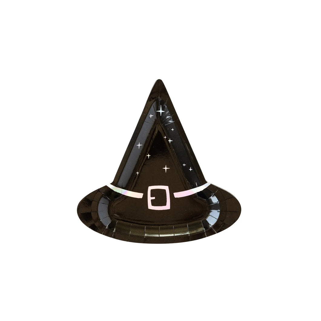 Witching Hour Witch Hat Shaped Plate