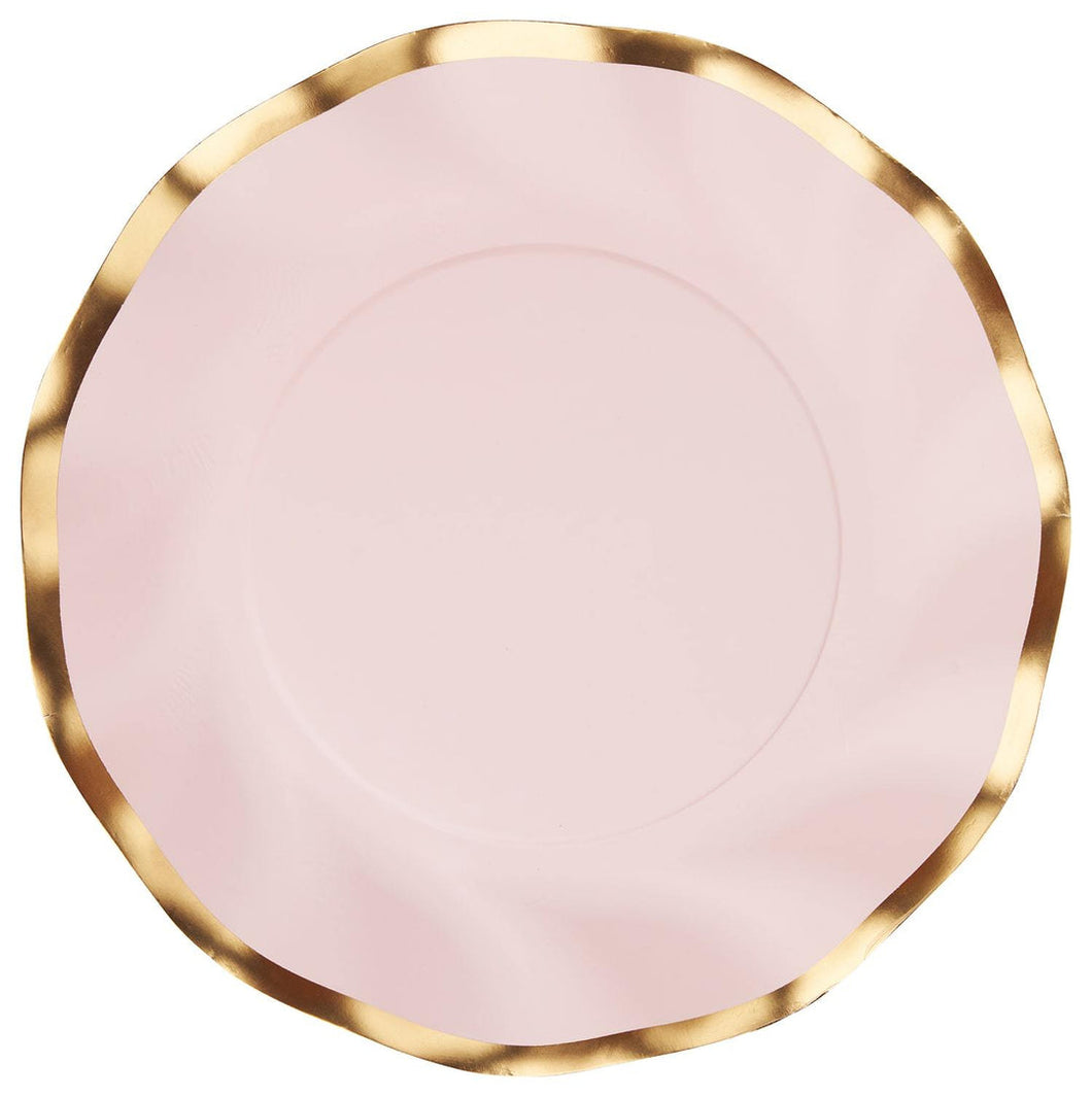Wavy Salad Plate Everyday Blush