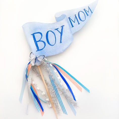 Boy Mom Party Pennant