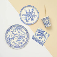 Load image into Gallery viewer, French Toile Small Paper Party Plates
