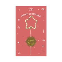 Load image into Gallery viewer, Sparkler Card Merry Christmas
