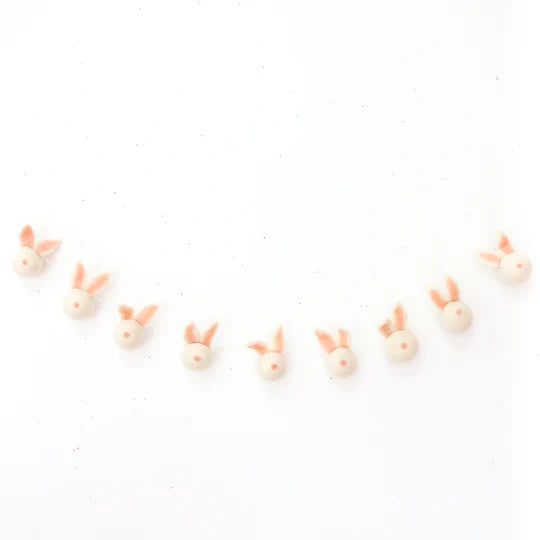 Bunny Head Felt Garland