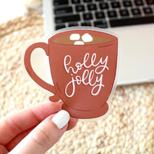 Load image into Gallery viewer, Holly Jolly Hot Chocolate Mug Sticker
