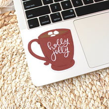 Load image into Gallery viewer, Holly Jolly Hot Chocolate Mug Sticker
