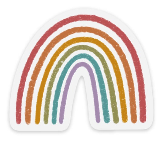 Clear Pride Rainbow Sticker