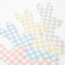 Load image into Gallery viewer, Gingham Bunny Napkins
