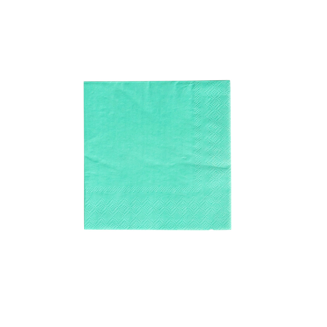 Teal Cocktail Napkin