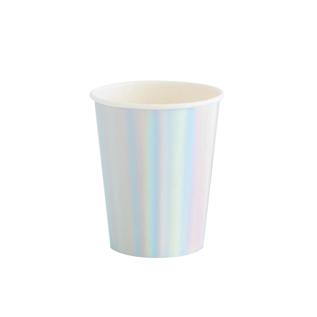 Iridescent 8 oz cup