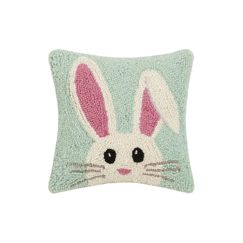 Hello Easter Bunny Hook Pillow