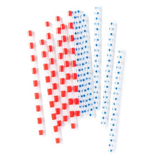 Load image into Gallery viewer, Stars &amp; Stripes Reusable Straws
